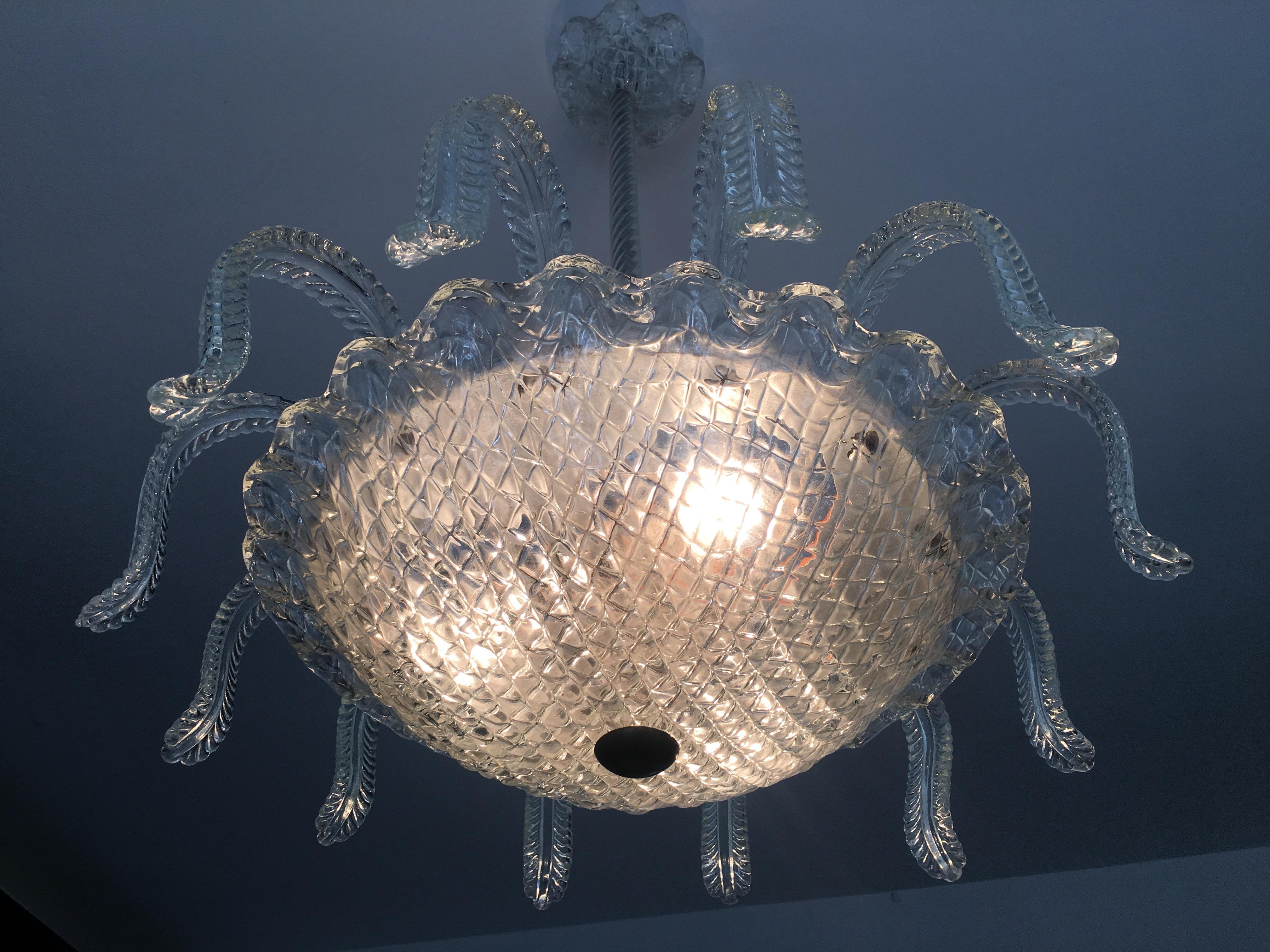 Magnifique Medusina de Barovier &Toso, Murano, années 1950 en vente 3