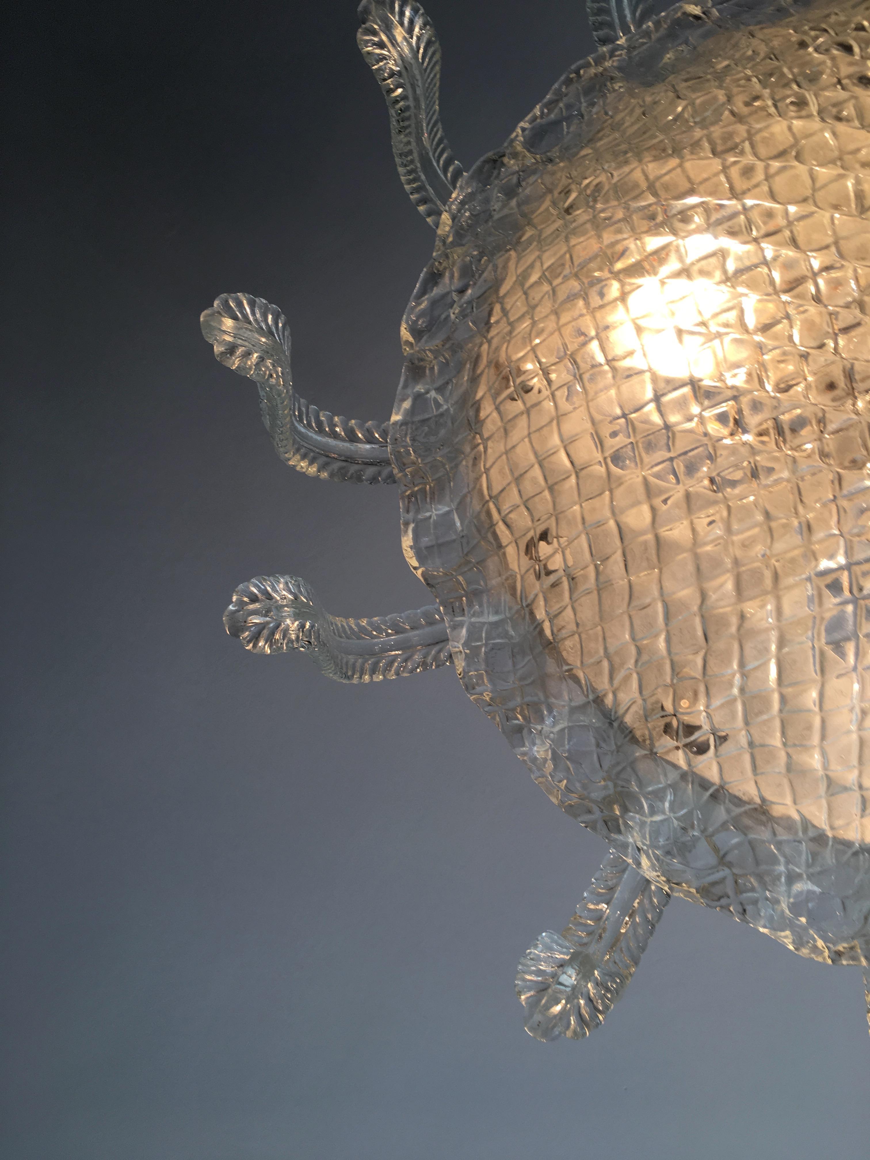 20ième siècle Magnifique Medusina de Barovier &Toso, Murano, années 1950 en vente