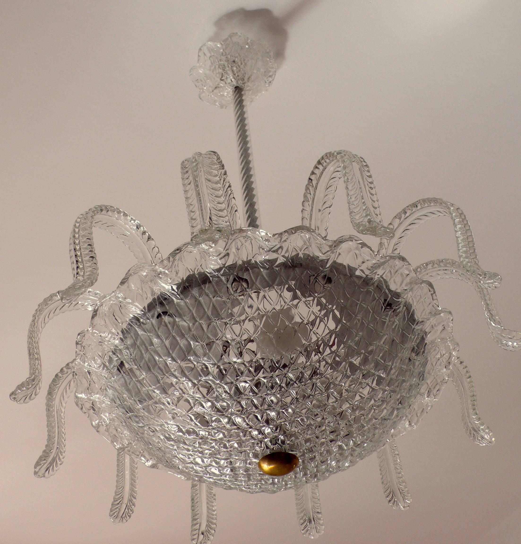 Métal Magnifique Medusina de Barovier &Toso, Murano, années 1950 en vente