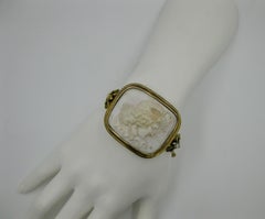 Medusa Coral Bracelet Antique Victorian Neoclassical Swan Snake 18 Karat Gold