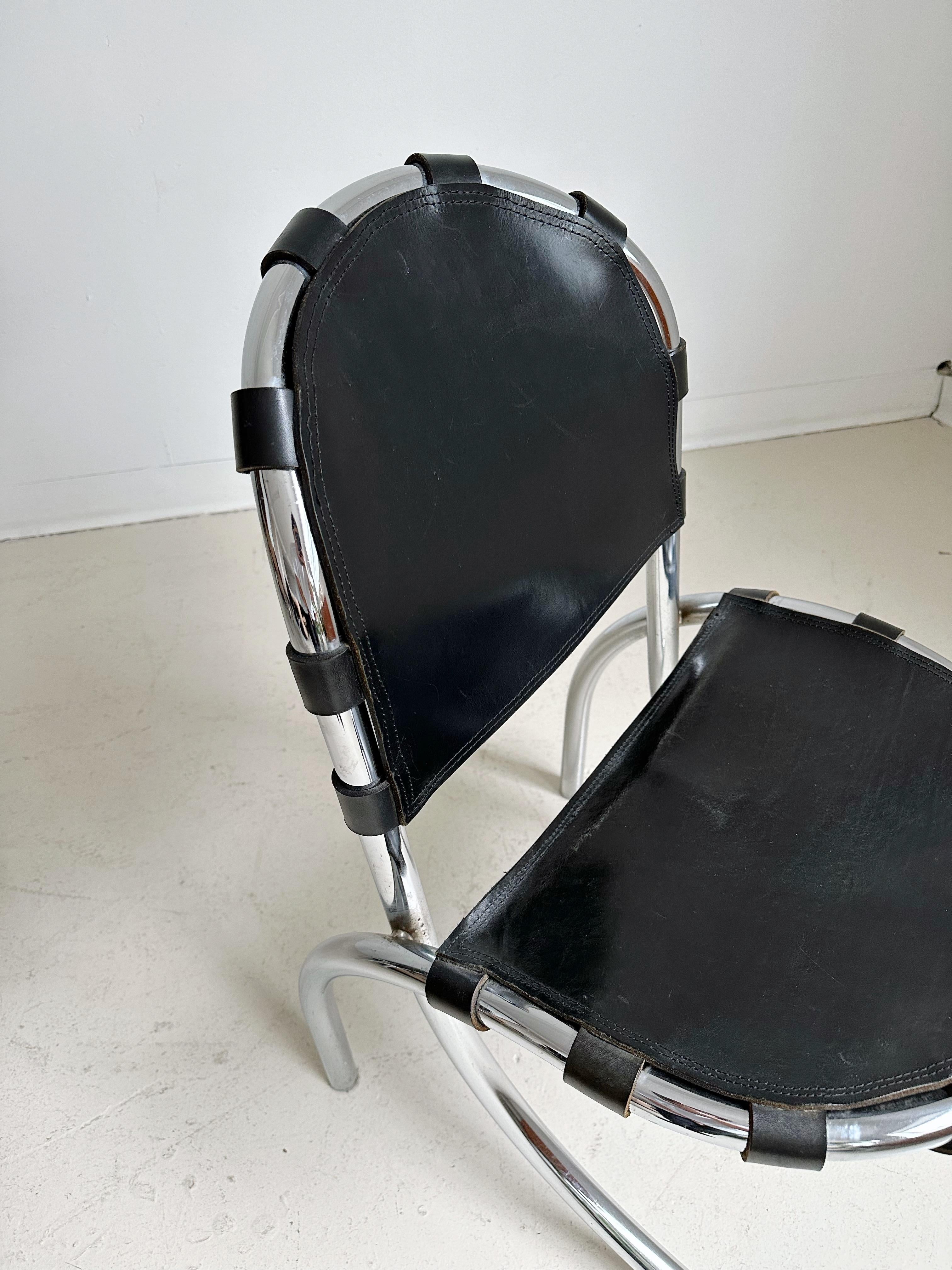 Mid-Century Modern Medusa Dining Chairs by Studio Tetrarch for Alberto Bazzani, 60's 