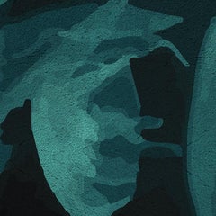 Medusa Rug in Hand-Tufted Wool and Botanical Silk