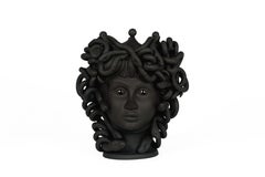 Medusa Handmade Ceramic Head, 2021, Unique Piece, Centerpiece, Italian Design