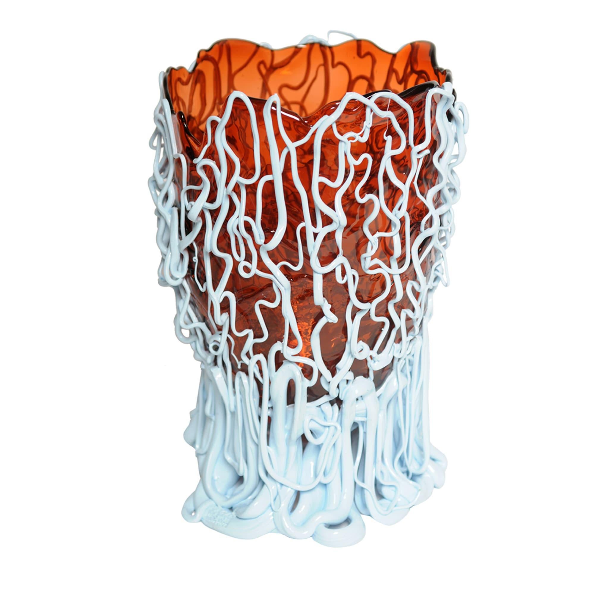 Vase en résine souple conçu par Gaetano Pesce en 1995 pour la collection Fish Design.