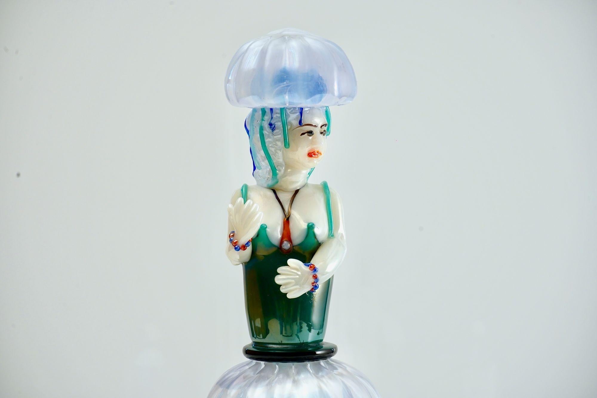 Medusa in vetro di Murano, di Pino Signoretto, firmata in vendita 2