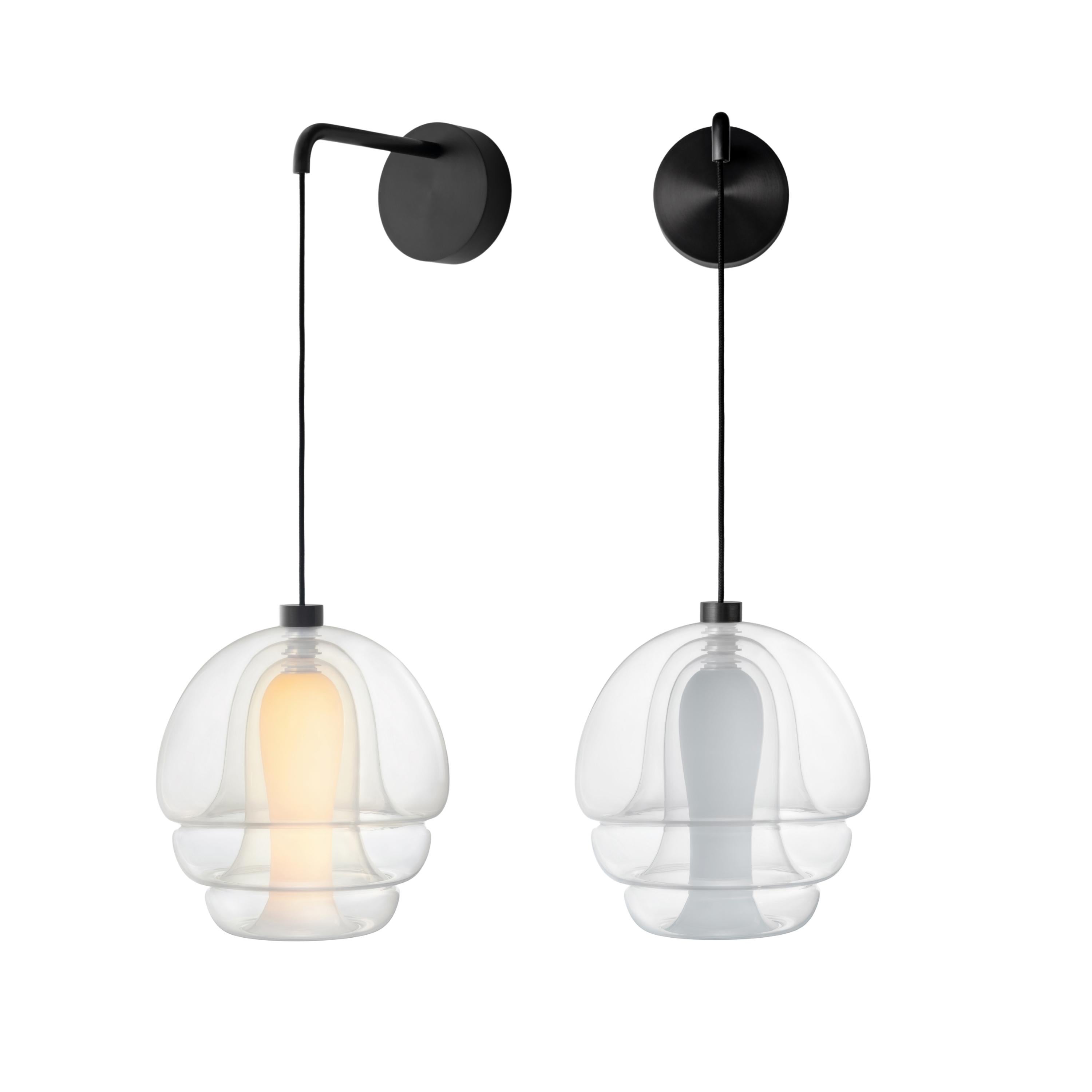 Lampe murale en verre soufflé 'Medusa' par Carlo Nason pour Established & Sons