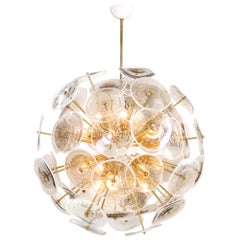 Lampadario Medusa Sputnik in vetro di Murano