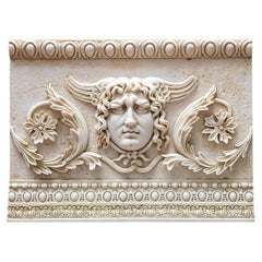 Medusa Relief Made with Compressed Marble Powder