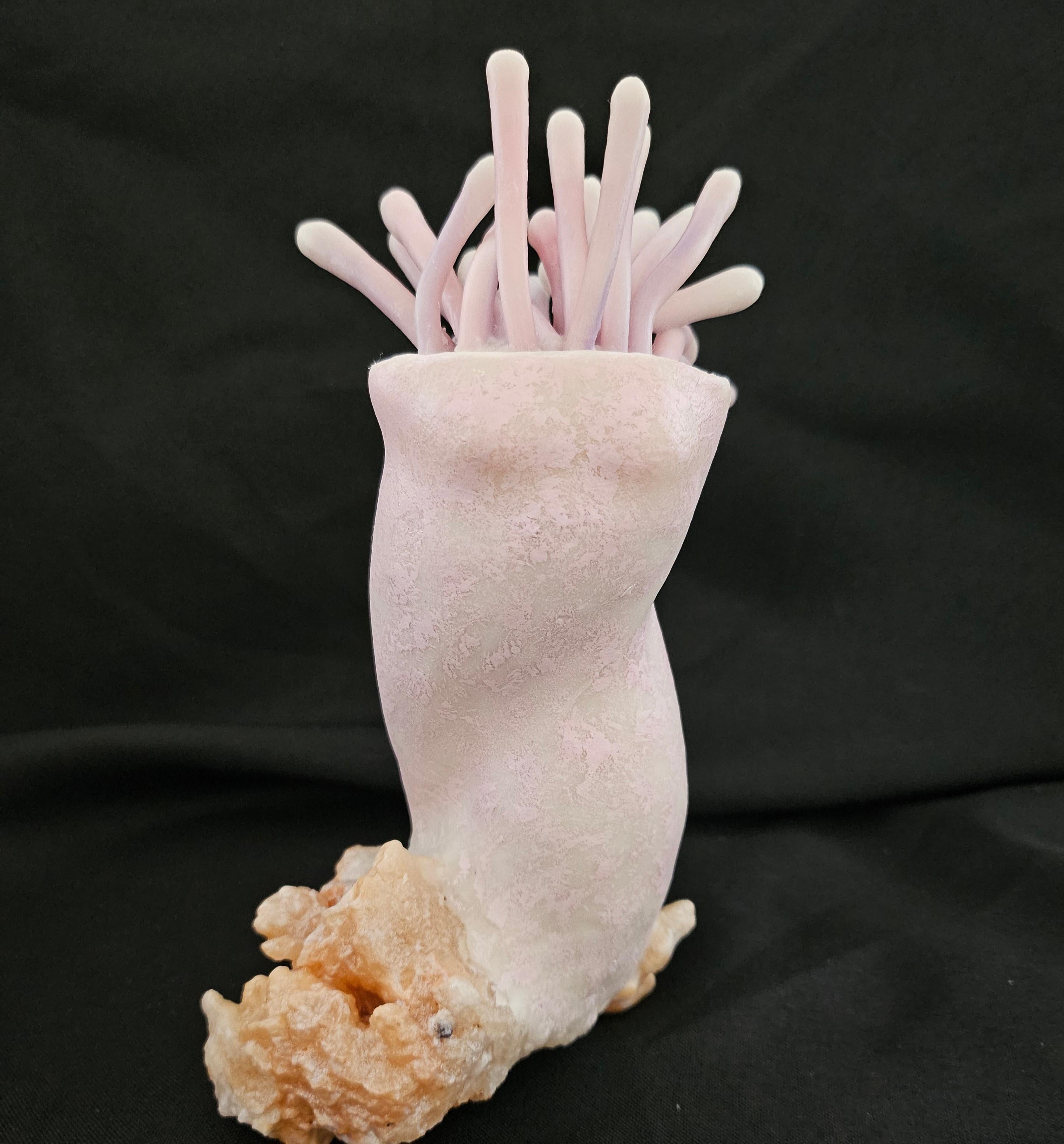 Altro Scultura di anemone di mare Medusa, originale firmata, tecnica mista VENDITA CHIUSA in vendita