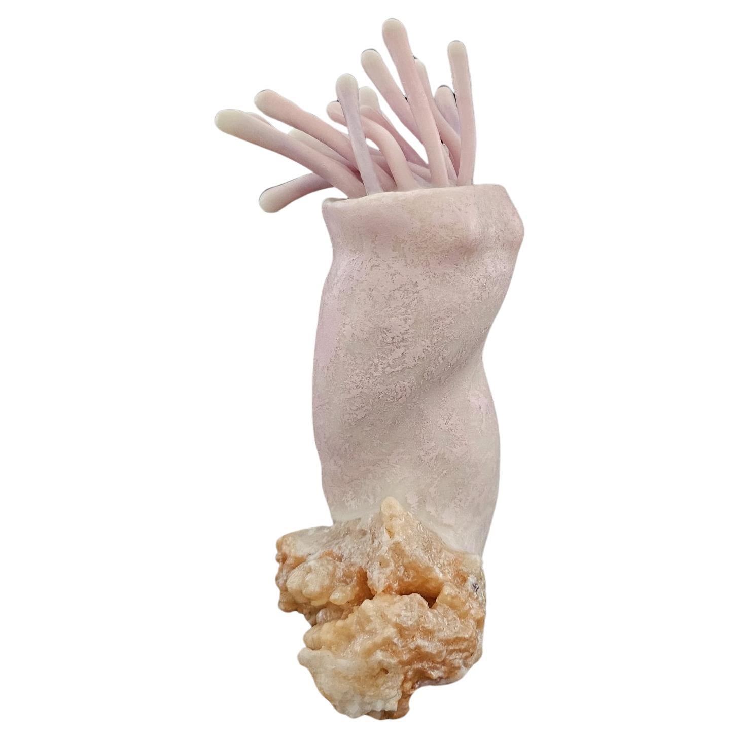 Medusa Escultura Anémona de Mar, Original Firmado, Técnica Mixta REBAJA DE CIERRE en venta