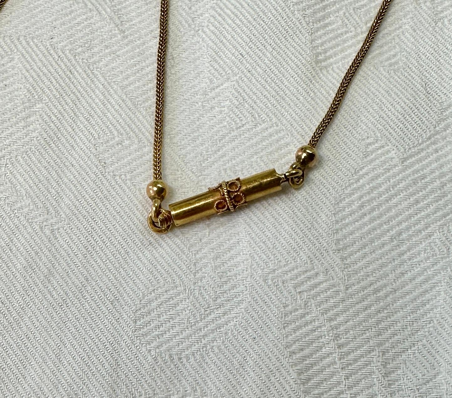 Medusa-Halskette aus 14 Karat Gold mit Schlangenkoralle, antik, etruskisch, viktorianisch, neoklassisch im Angebot 6