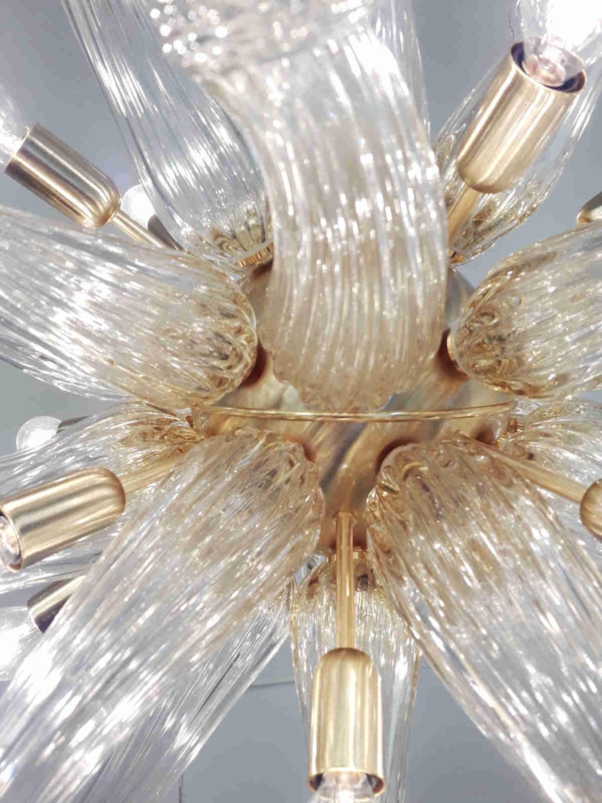 Medusa Sputnik-Kronleuchter von Fabio Ltd (Muranoglas) im Angebot