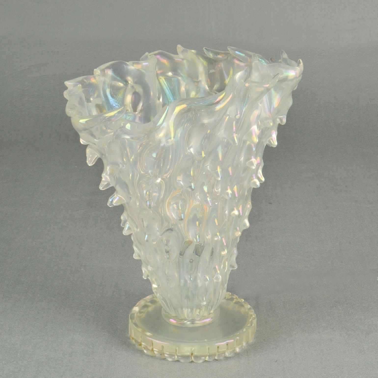 Milieu du XXe siècle Lampe de table Medusa d'Ercole Barovier pour Barovier Toso 1935 en vente