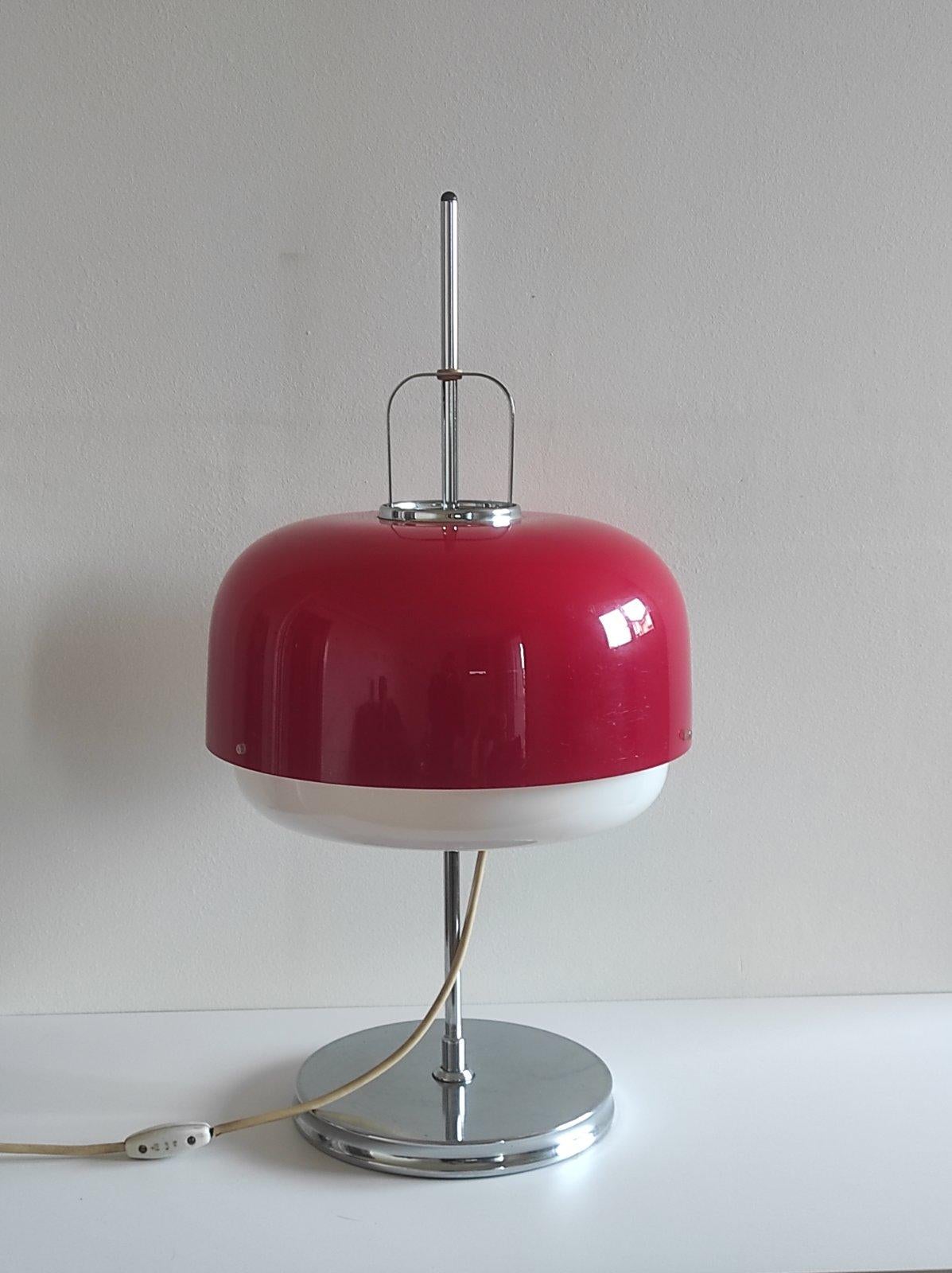 Lámpara de mesa Medusa de Luigi Massoni para Guzzini Años 70 en Bueno estado para la venta en Čelinac, BA