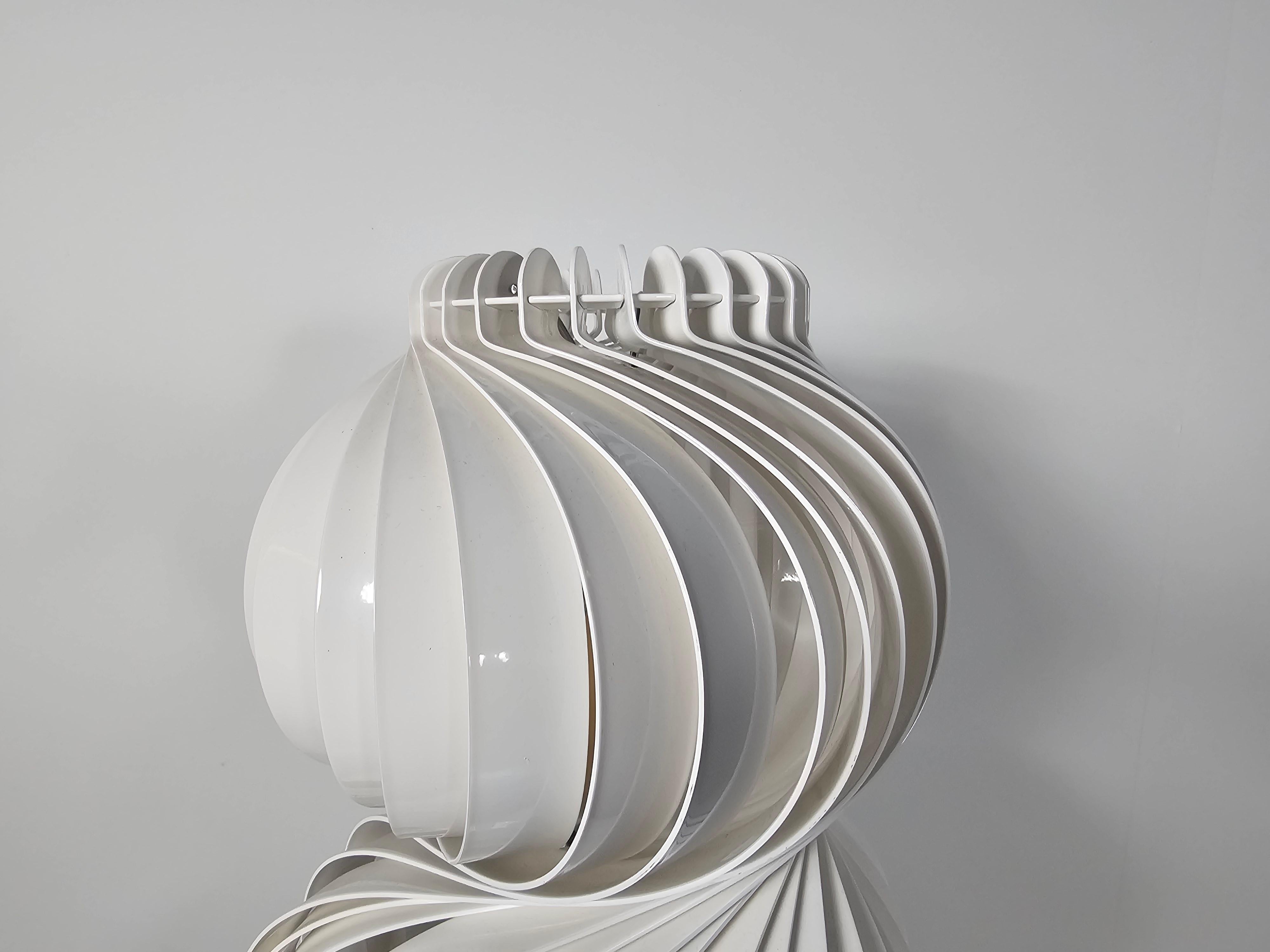 Metal Medusa table lamp by Olaf von Bohr for Valenti, Italy 1968