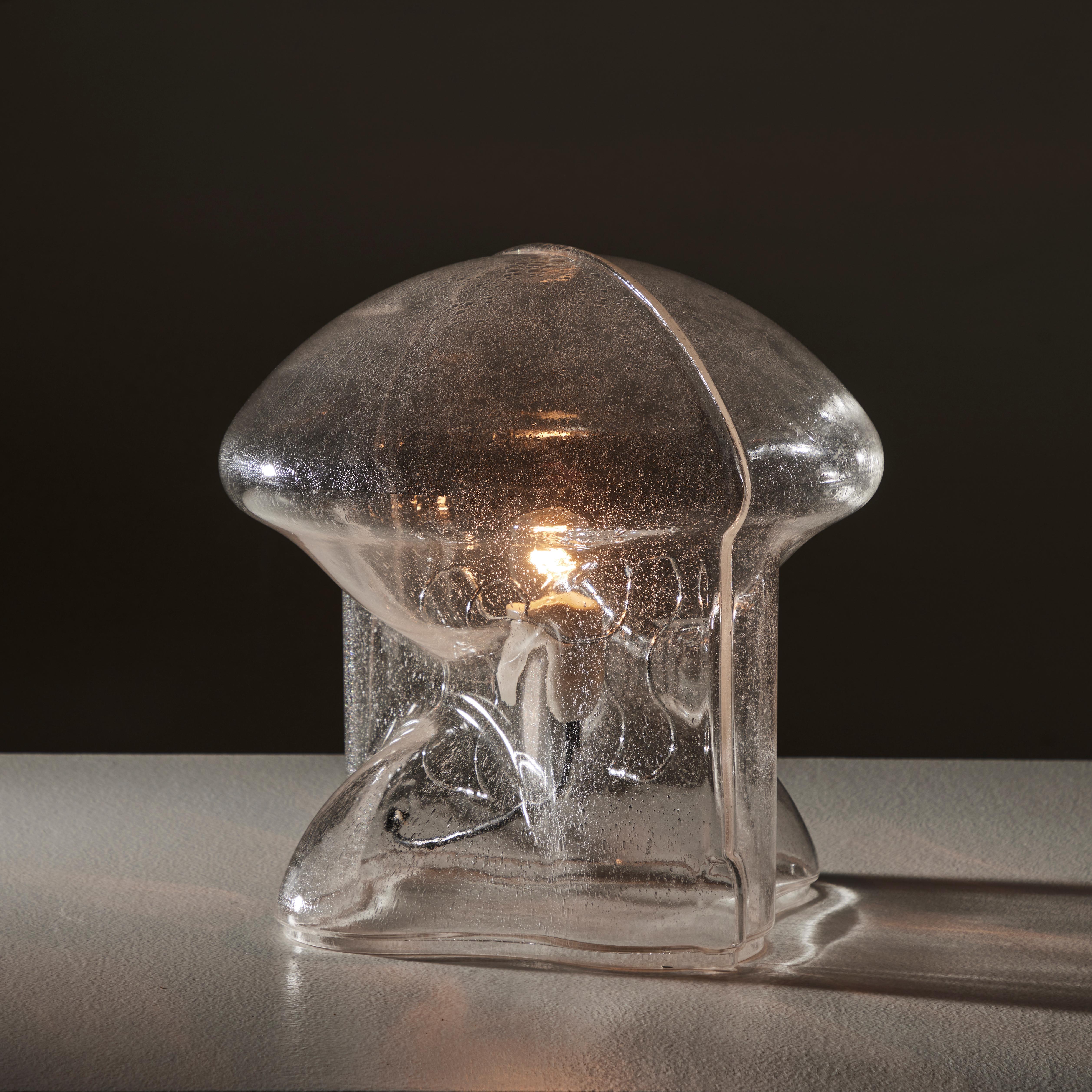 Blown Glass 'Medusa' Table Lamp by Umberto Riva for VeArt
