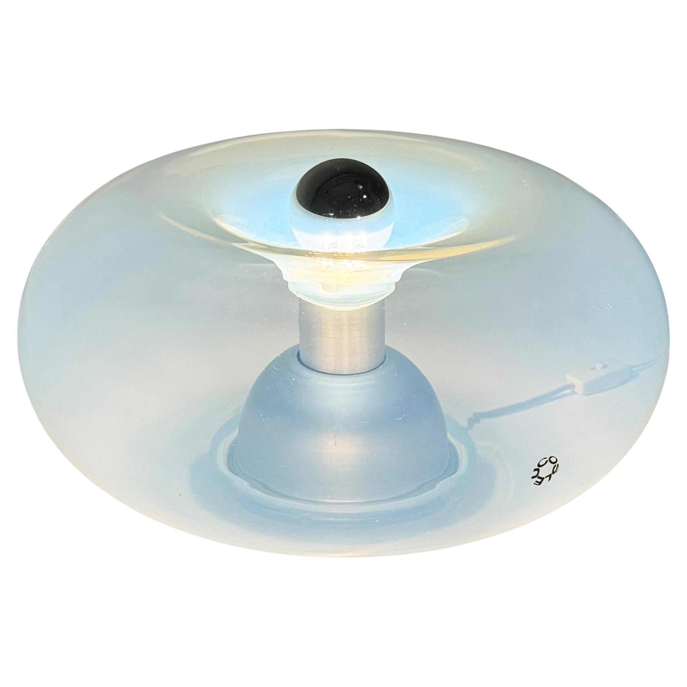 Lampe de bureau Méduse en verre de Murano perlé de Nason pour Leucos, Italie, années 1960