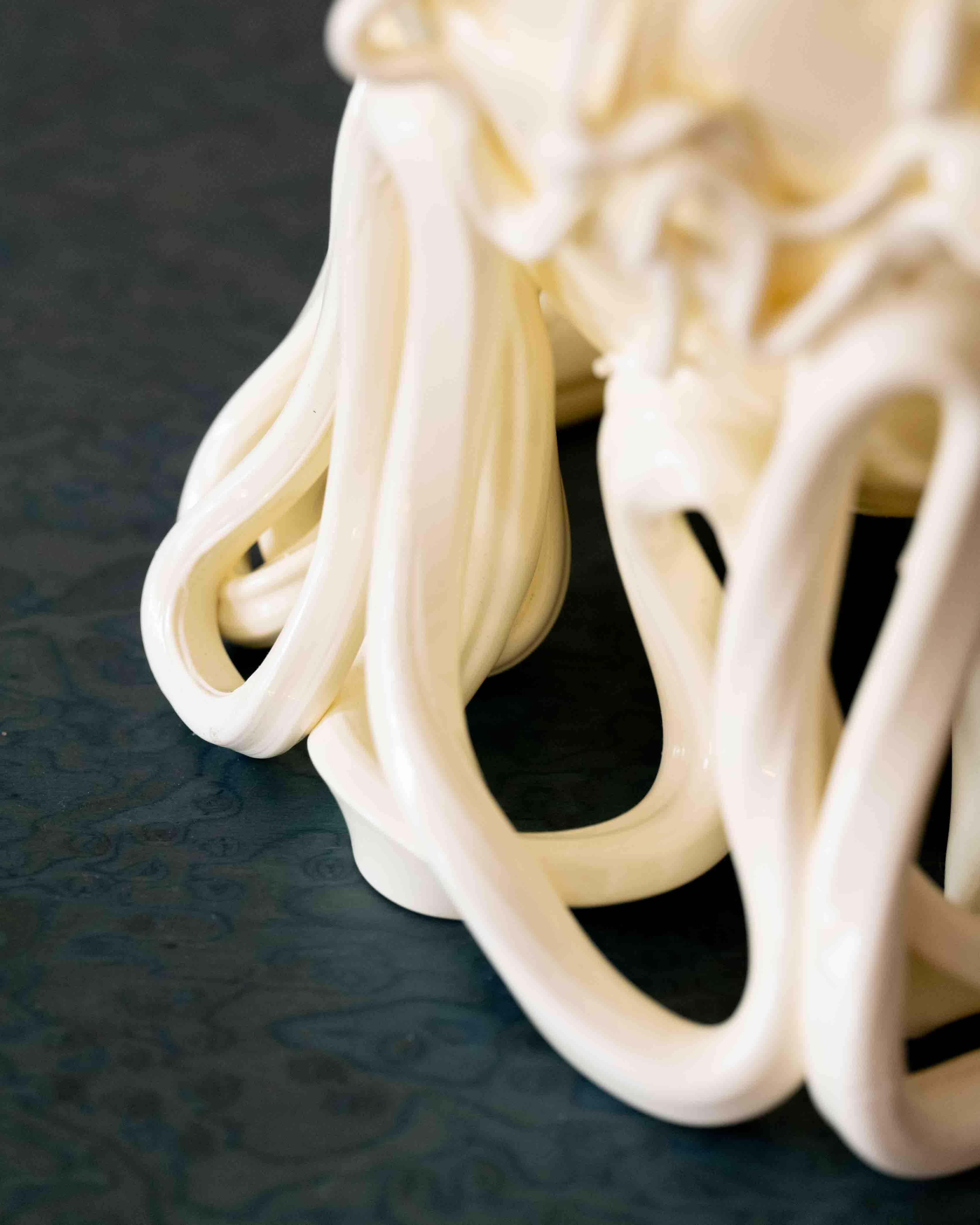 italien Vase Medusa de Gaetano Pesce en blanc mat en vente