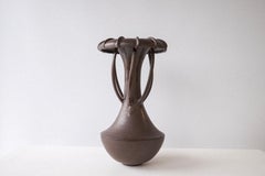 Medusa Vase in Wheel-Thrown Glazed Stoneware by Robin Kerr