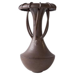 Medusa Vase in Wheel-Thrown Glazed Stoneware by Robin Kerr