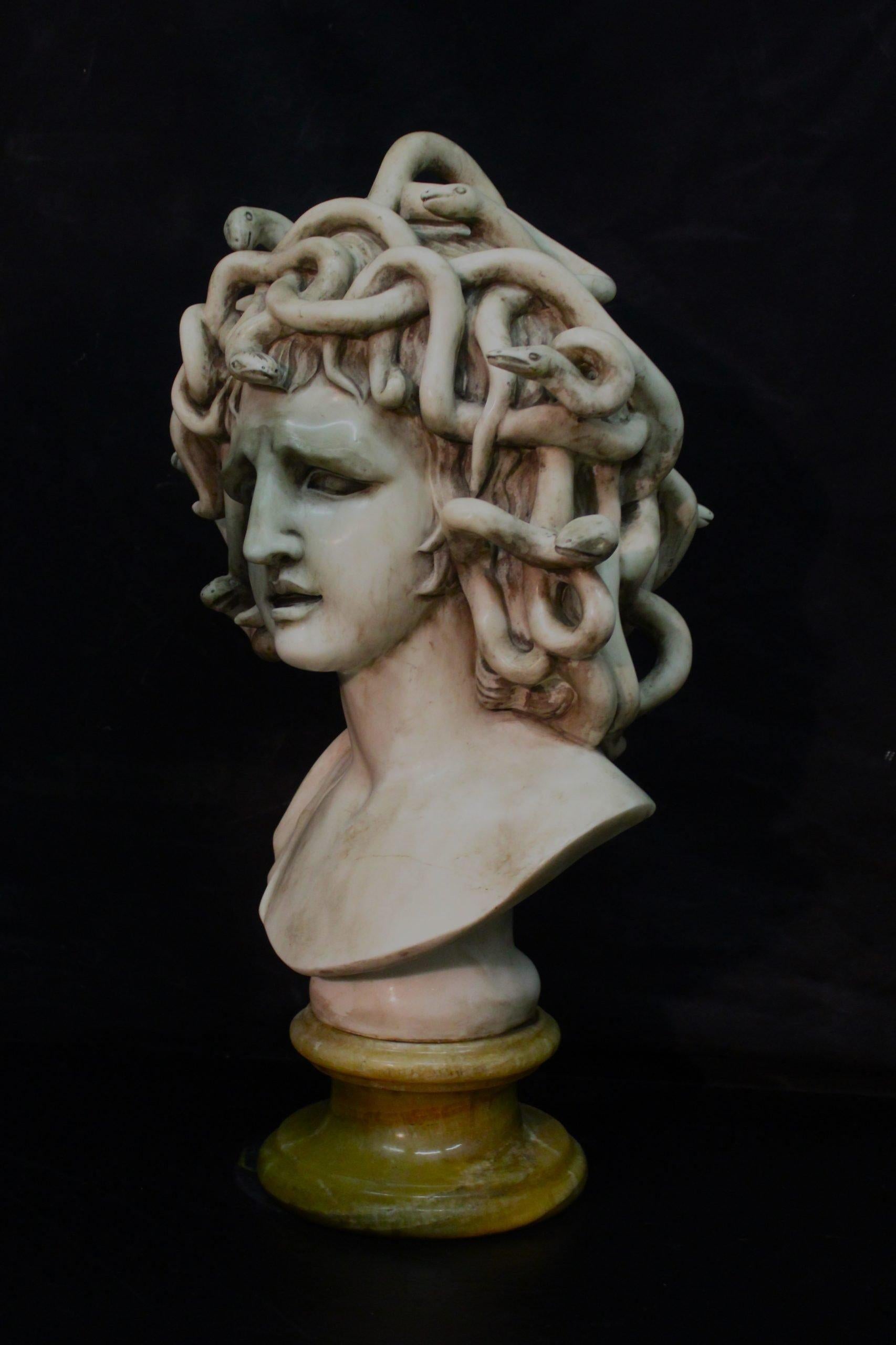 Italian Medusa with snakes For Sale