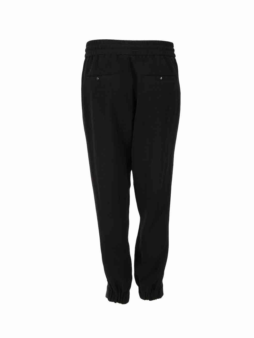 ME+EM Black Tapered Jogging Trousers Size M In Excellent Condition In London, GB