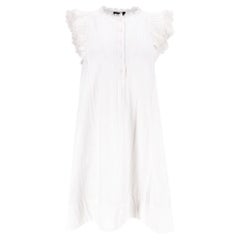 ME+EM Crochet Trimmed Cotton Mini Dress