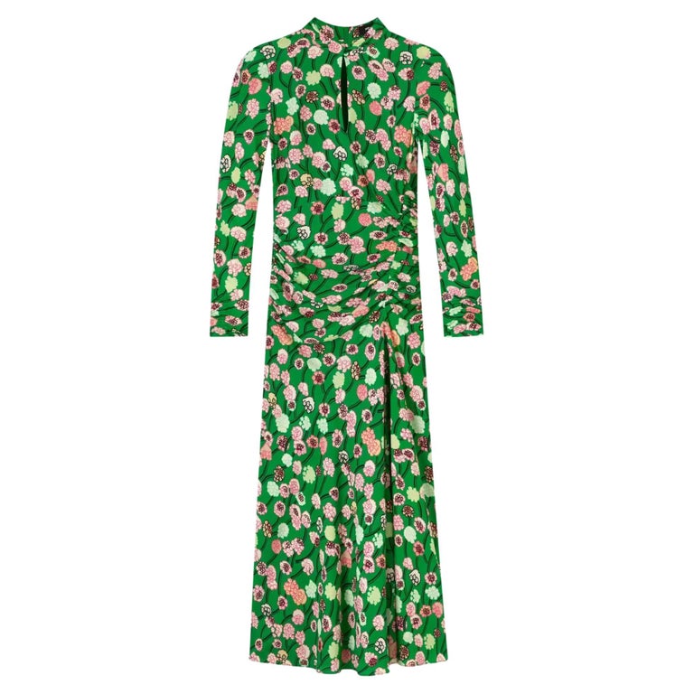 ME+EM Floral Print Midi Dress at 1stDibs ME+EM Floral Print Midi Dress at 1stDibs
