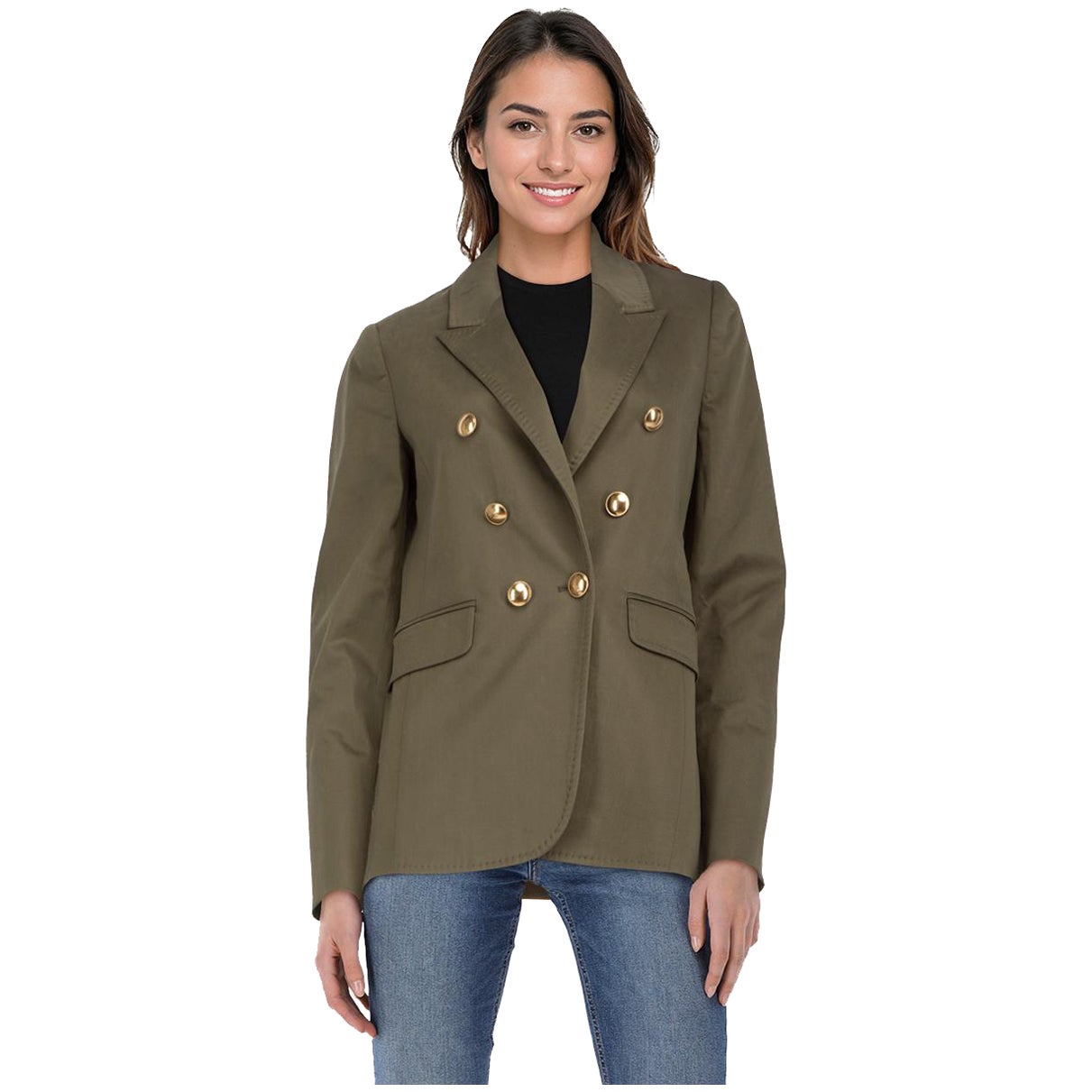 ME+EM Blazer doppiopetto verde taglia XS