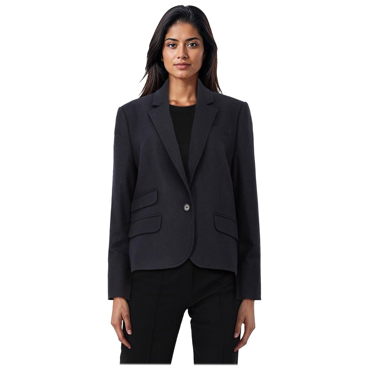 ME+EM Navy Pocket Detail Single Breasted Blazer Size XXL en venta