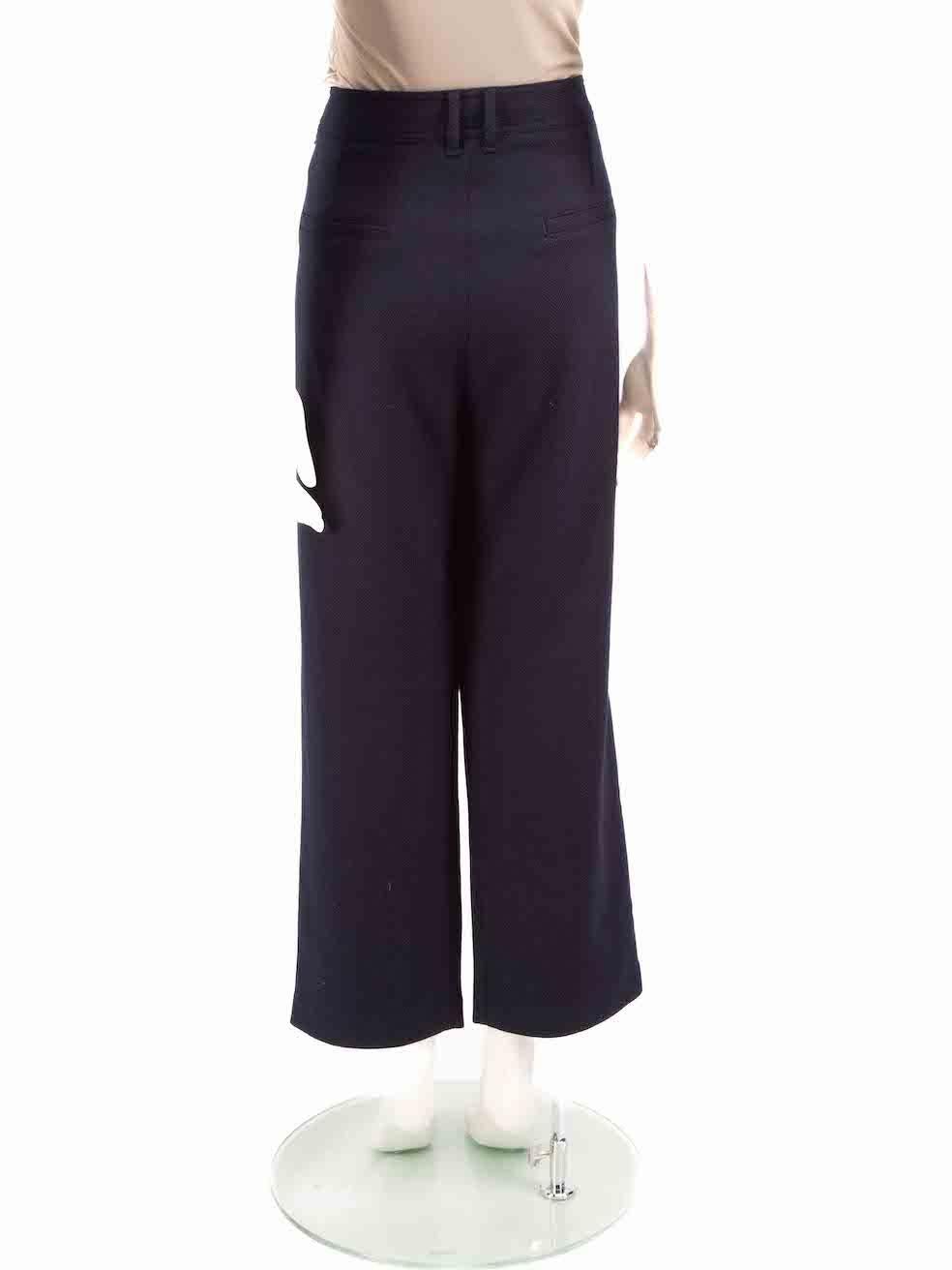 Noir ME+EM Pantalon tailleur Mid Rise bleu marine taille XXL en vente