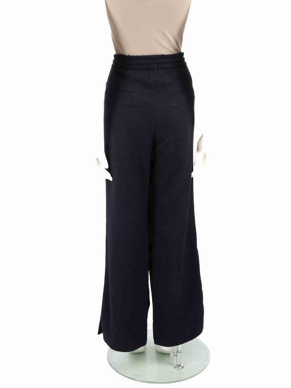 Nero ME+EM Pantalone Navy con nastro laterale taglia XXL in vendita