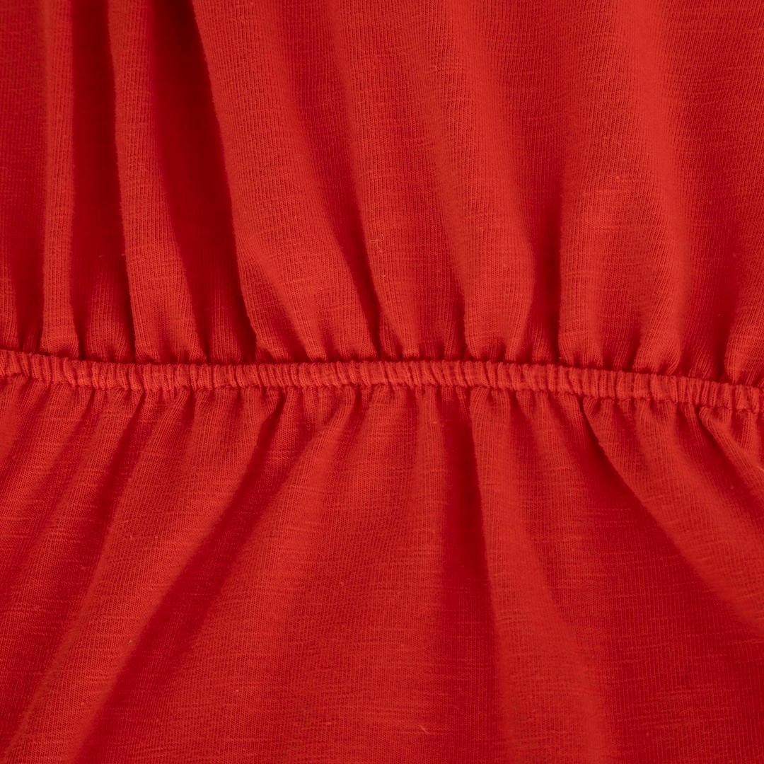 Orange ME+EM Red Cut Out Back Midi Dress Size S