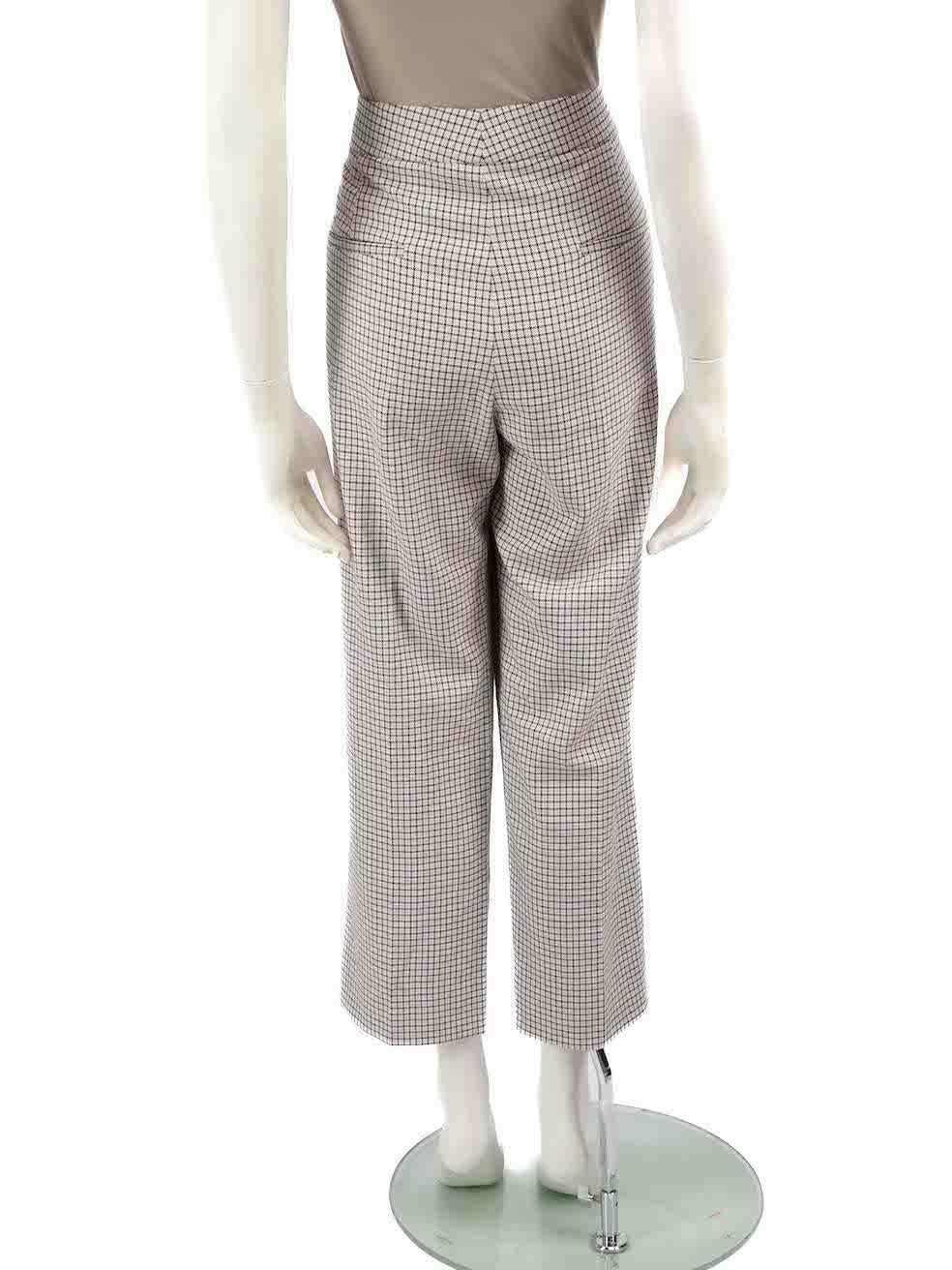 Gris Pantalon à carreaux latéraux ME+EM Taille XXL en vente