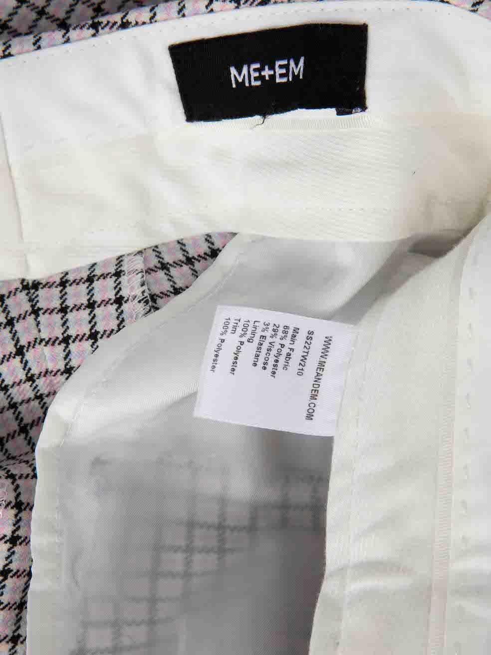 Pantalon à carreaux latéraux ME+EM Taille XXL Excellent état - En vente à London, GB