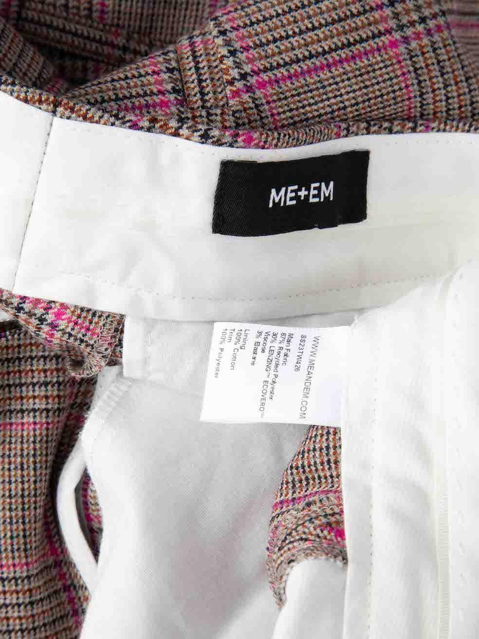 ME+EM Pantaloni con motivo tartan a nastro laterale taglia XXL In condizioni ottime in vendita a London, GB