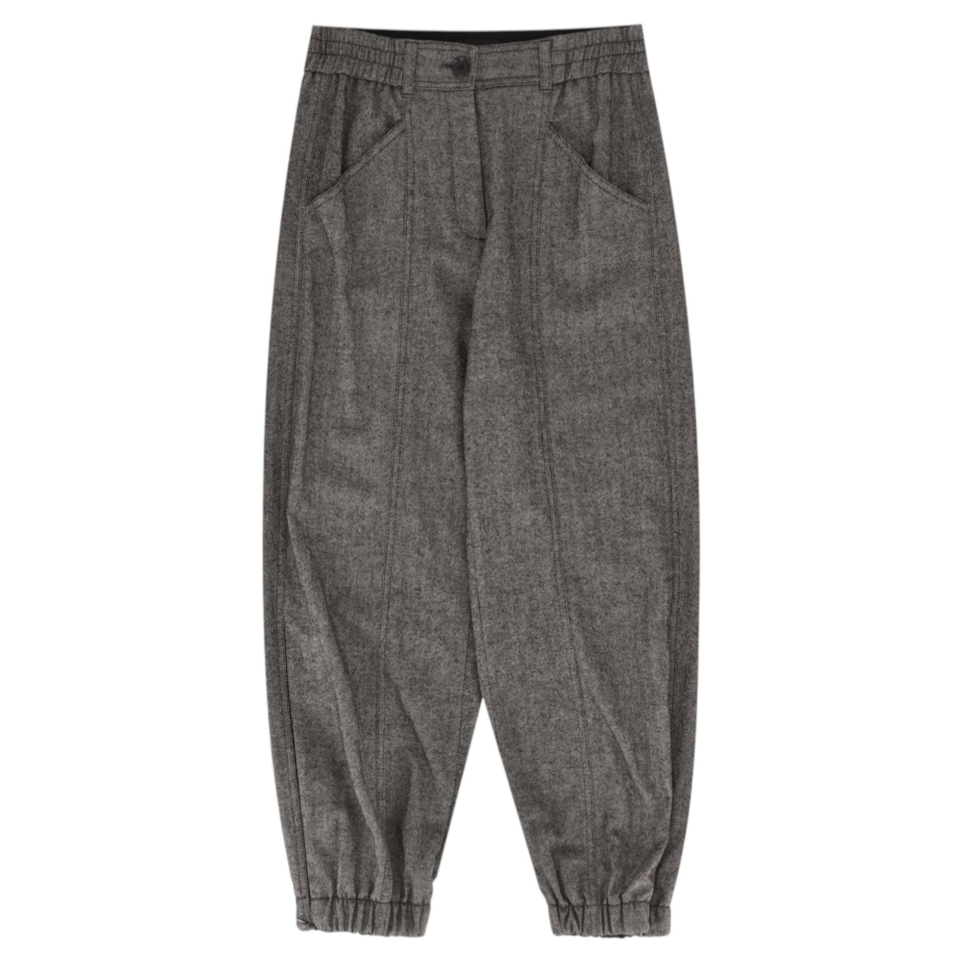 ME+EM Wool Blend Tapered-Leg Trousers