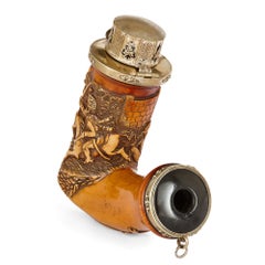 Meerschaum Pipe Bowl with Silver Mountings by Klinkosch