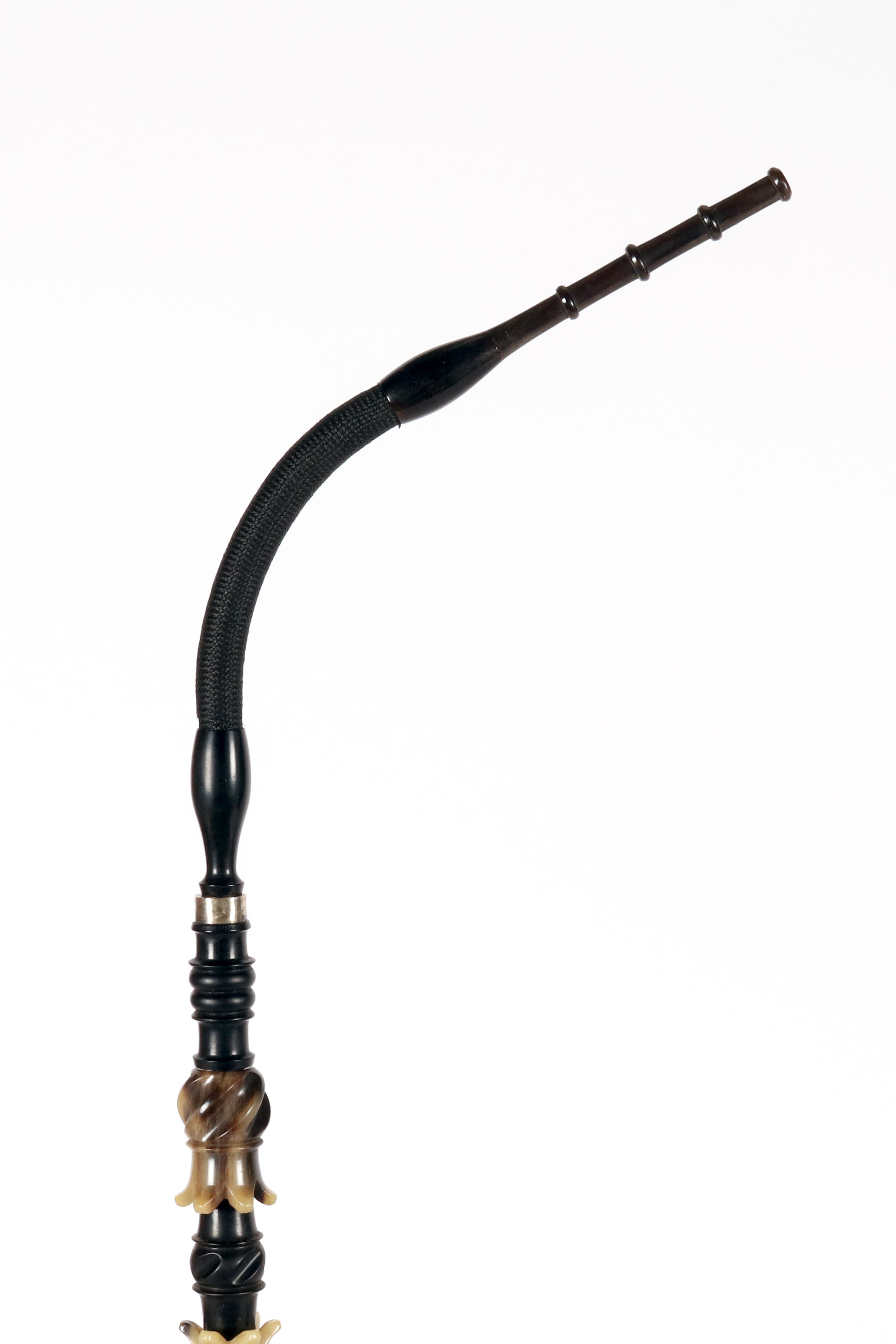 Meershaum and silver pipe depicting a Vanitas-Memento Mori, Vienna, Austria 1880 For Sale 2
