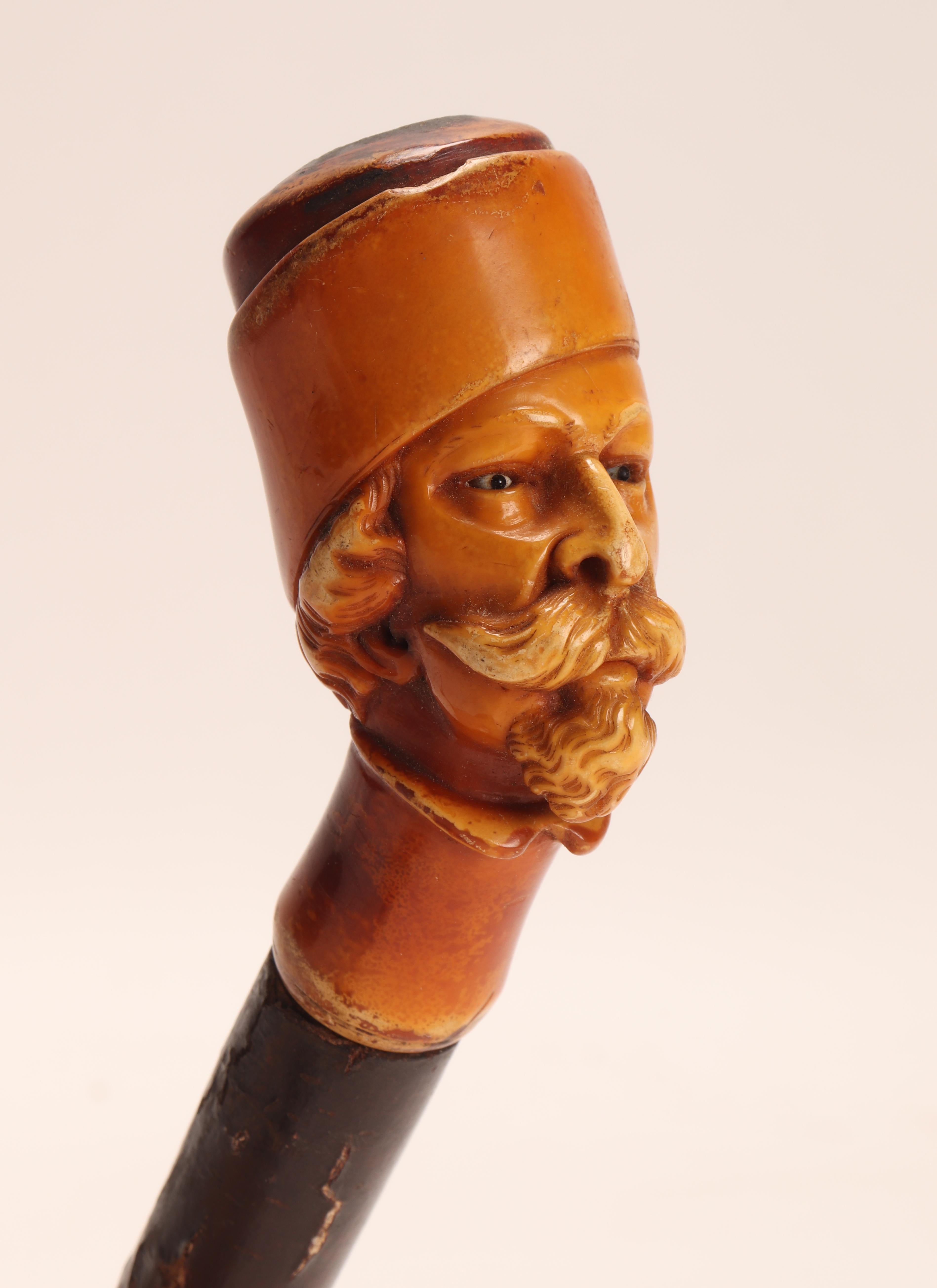 Meershaum Pipe with Garibaldi’s Head, Vienna 1890 For Sale 1