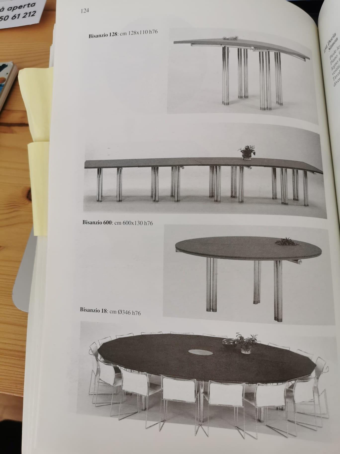 Meeting Table by Bisanzio Hyroyuki Toyoda for Simon Gavina, 1980 For Sale 11
