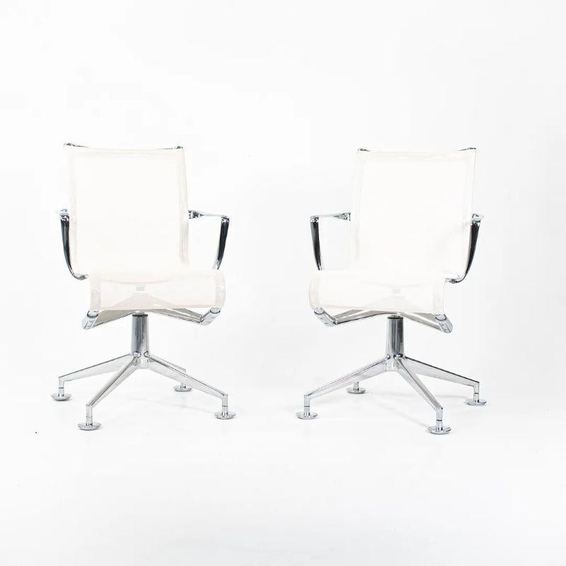 This is a single MEETINGFRAME 44 / 437 Swivel Desk Chair, designed by Alberto Meda for Alias Italy. Mr. Meda designed this piece in 1994, but this example hails from the 2000s. We have multiple chairs available. The frame of this piece is made of