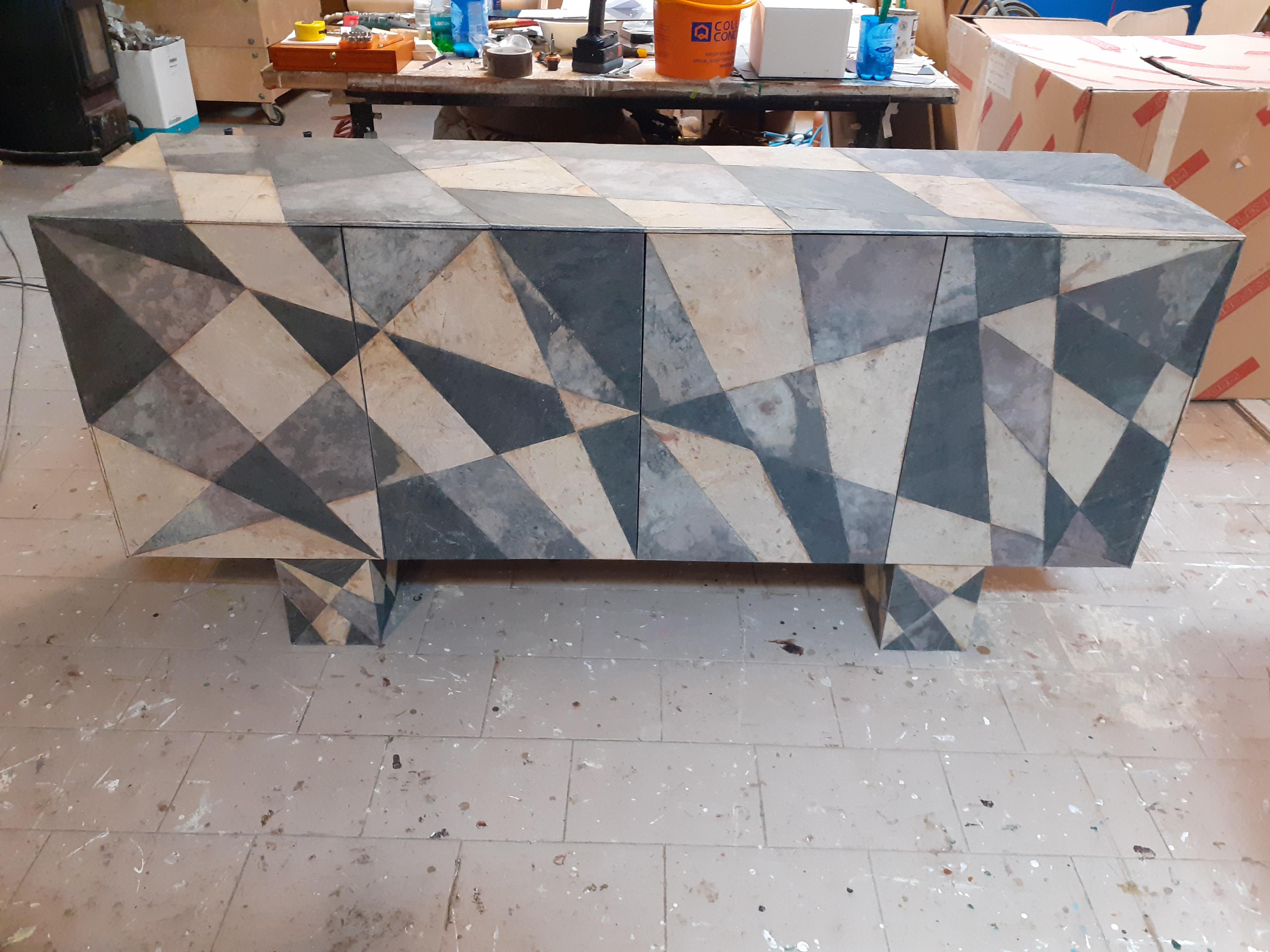 Post-Modern Meets Credenza by Andrea Giomi For Sale