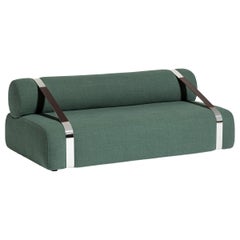 Meg 2P Carpanese Home Italia Sofa with Metal Belts