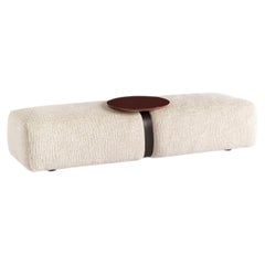 Meg Bench Carpanese Home Italia Bench with Belt and Lacquered Coffee Table