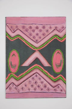 "Elvis and Royère Honeymoon" Contemporary Still Life Painting on Velvet