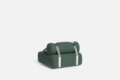 Meg P Carpanese Home Italia Armchair with Metal Belts