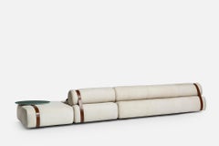 Meg XL Light Carpanese Home Italia Divano modulare e tavolino laccato