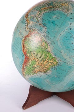 Mega Large Globe "JRO Verlag" Munich, 1950s