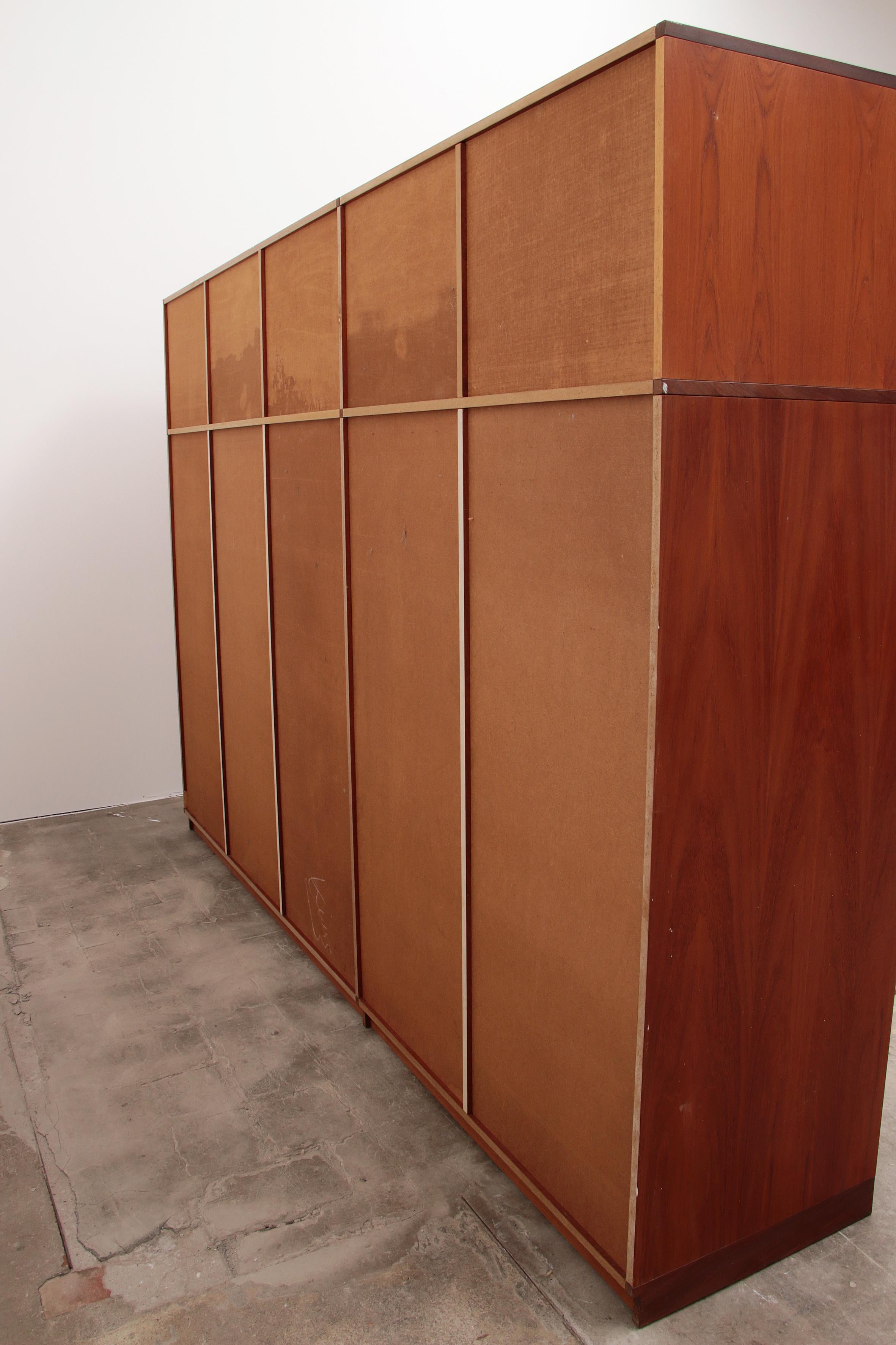 Mega Large Wardrobe Danish Made of Teak, 1960 2